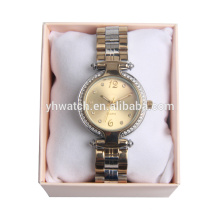 relógio genebra relógio hong kong conjunto pulseira feminina relógio com pulseira de pedra
